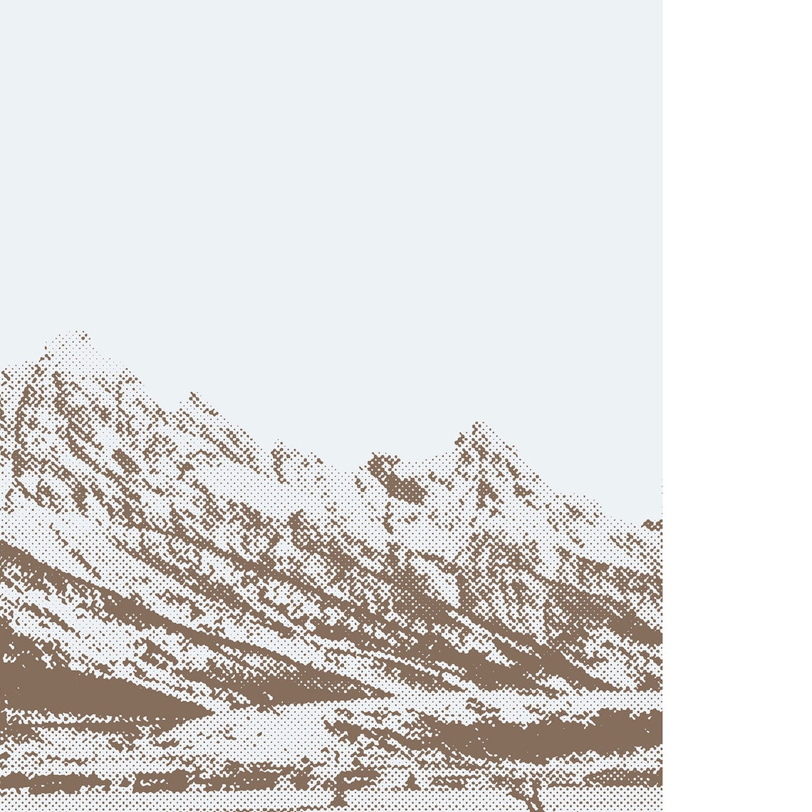 Jackson Hole Valley Wyoming Travel Poster, Minimalist - Image 2