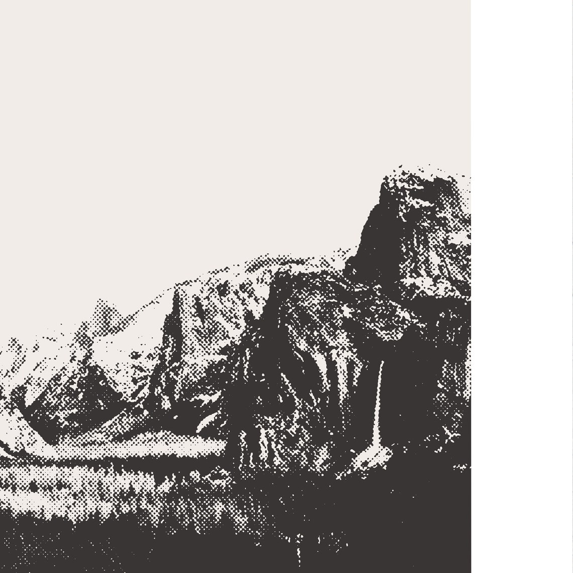 Yosemite National Park Minimalist Travel Poster - Image 2