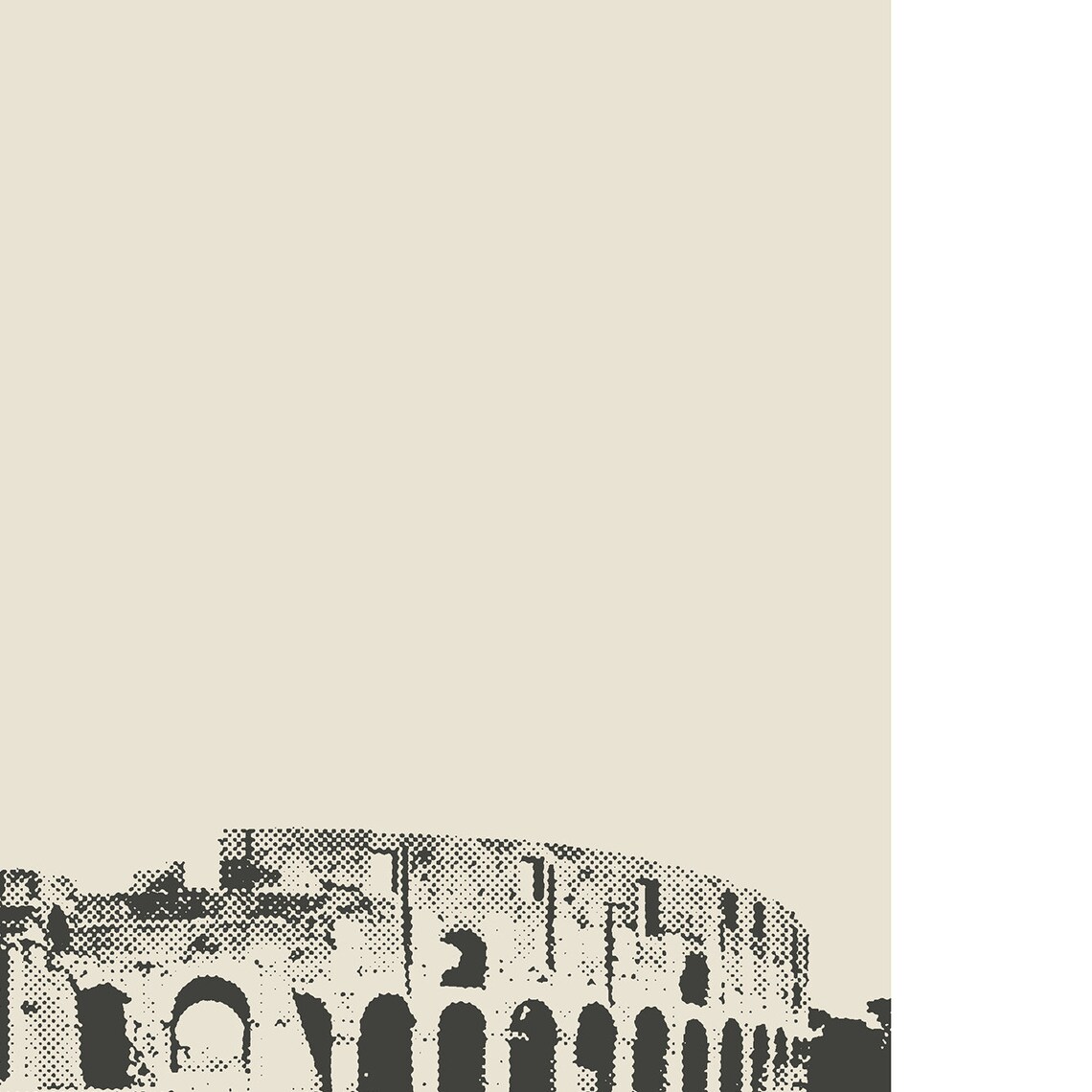 Rome Minimalist Travel Poster, Colosseum Skyline - Image 2