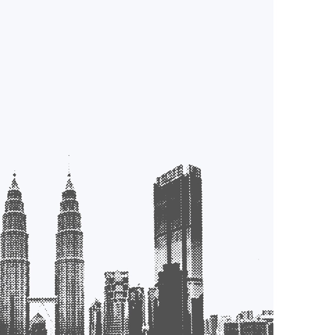 Kuala Lumpur Skyline, Malaysia Cityscape Poster - Image 3