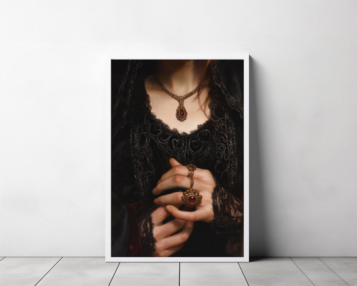 Moody Victorian Print Vintage Art Dark Academia Prints - Image 3