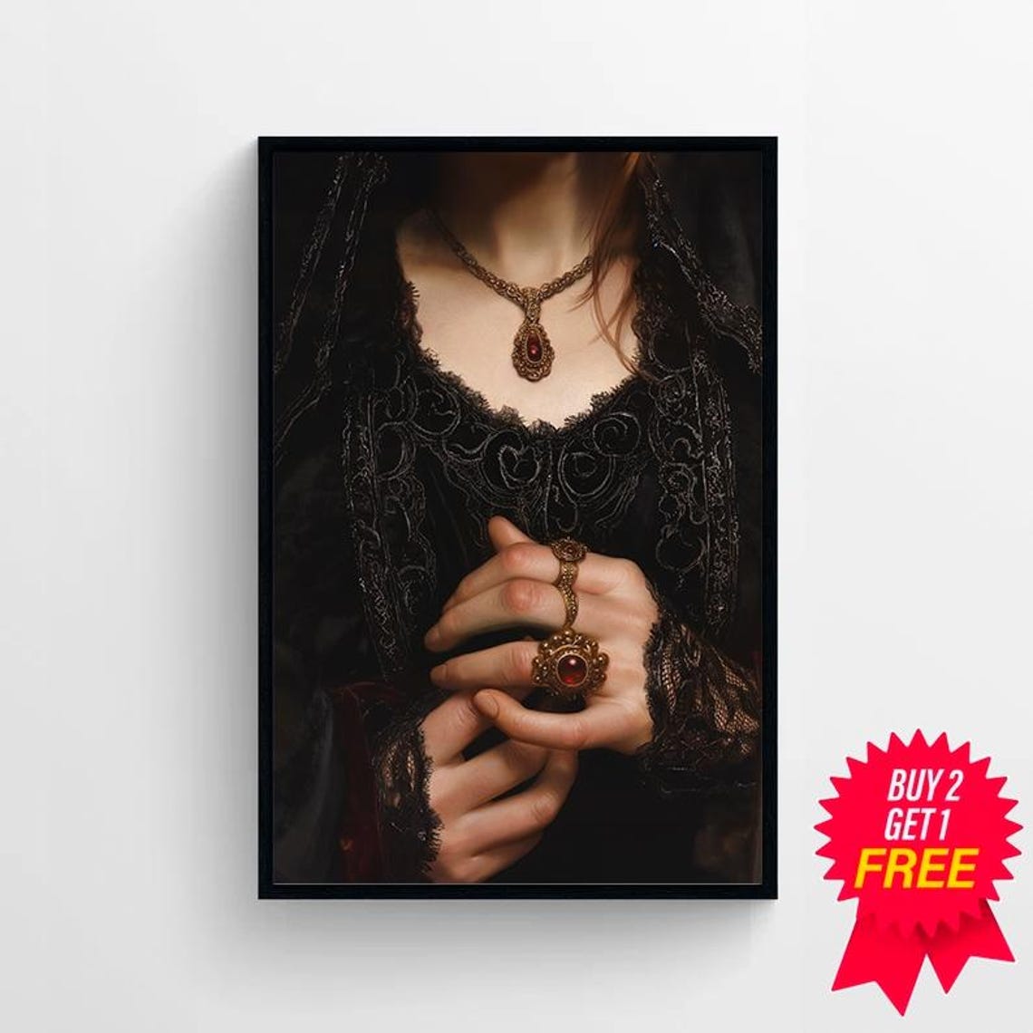 Moody Victorian Print Vintage Art Dark Academia Prints - Image 4