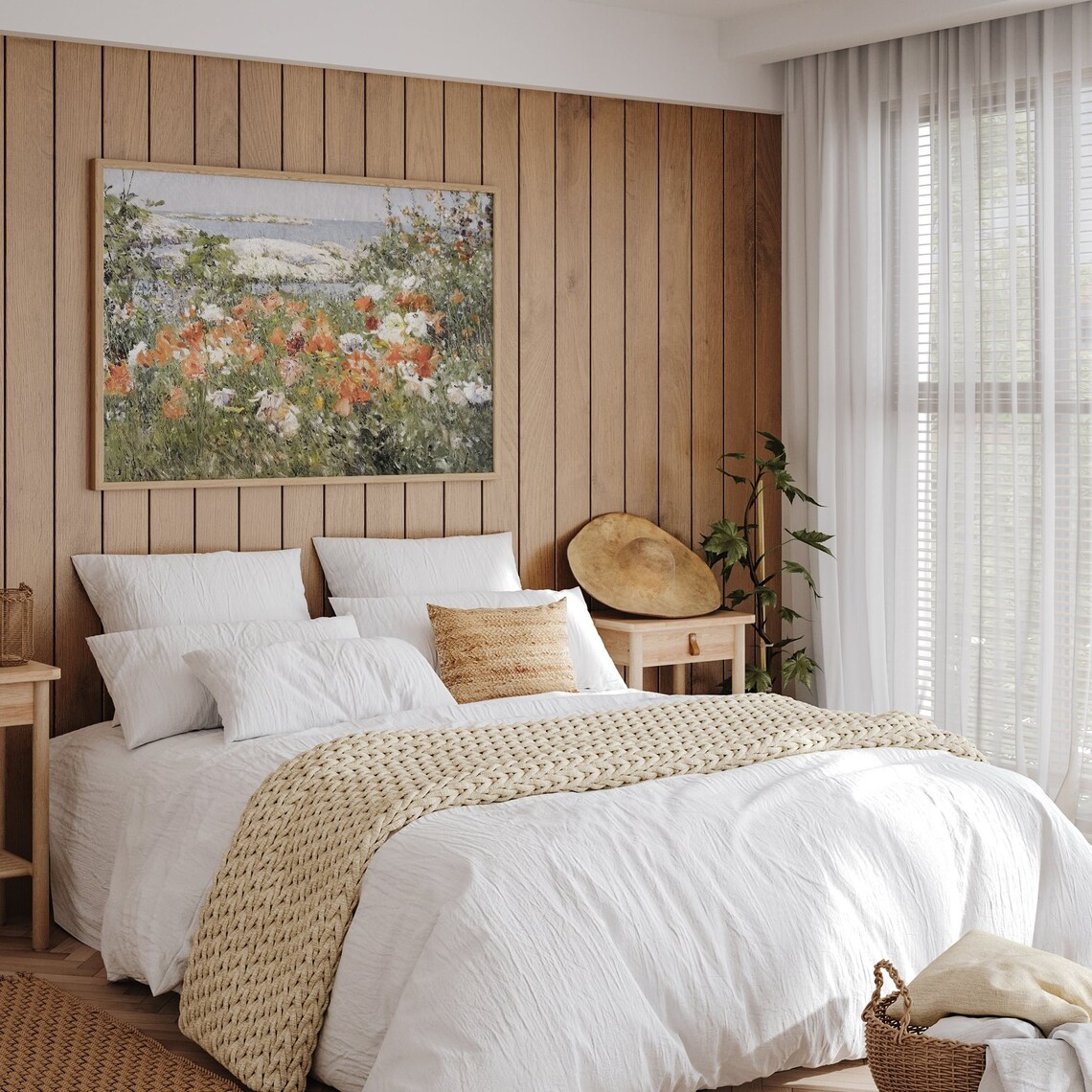Wildflowers Vintage Floral Art Print, Cottage Decor - Image 2