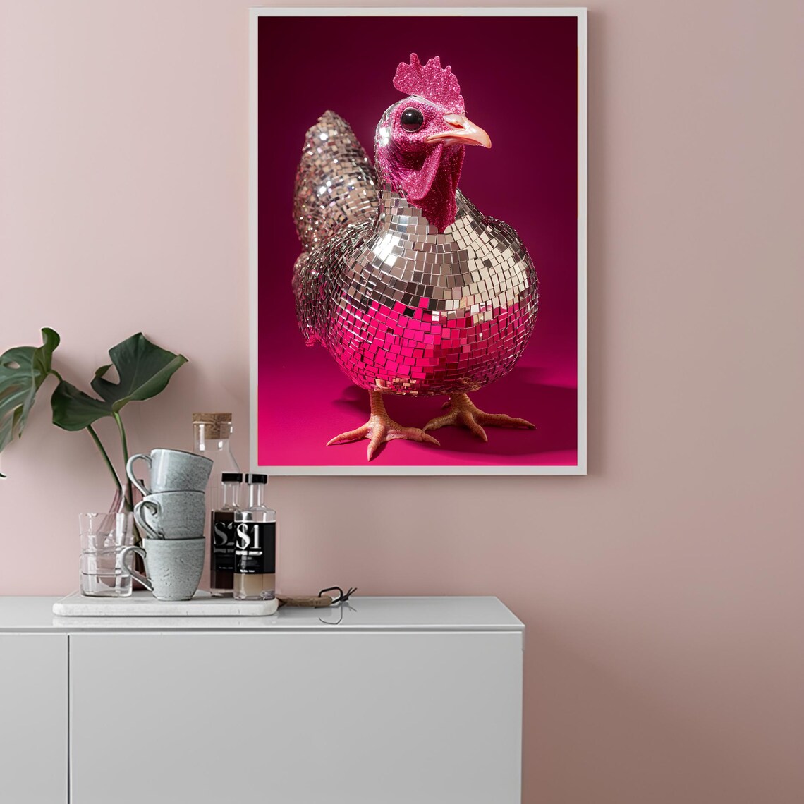 Disco Turkey Thanksgiving Party Art Print - Image 3