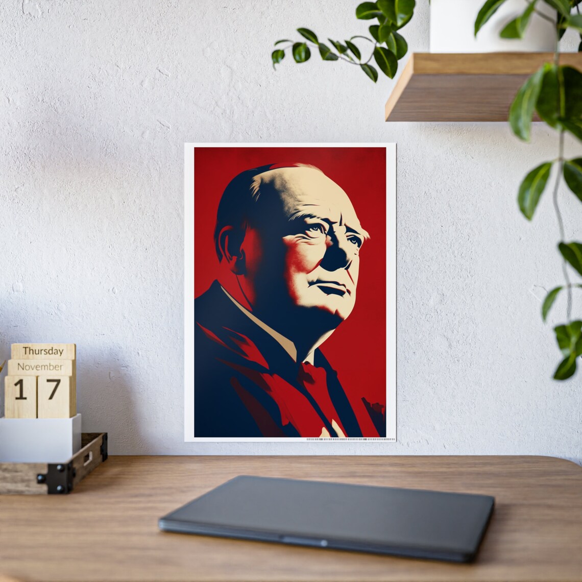 Winston Churchill - Traditional Travel Poster - Image 6