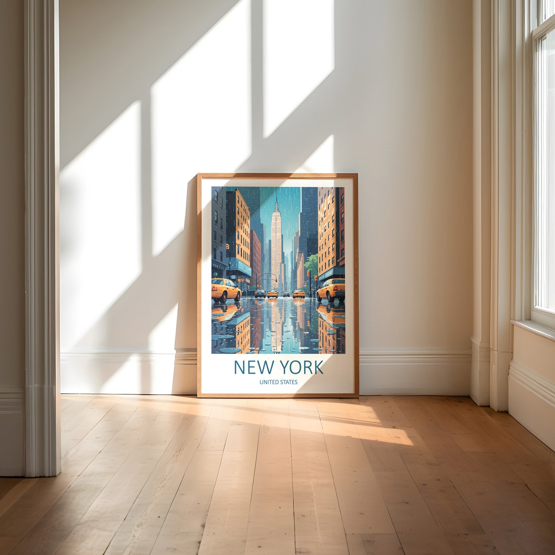 New York Print New York Poster New York Gifts New York Travel Print United States Travel Gift New York Wall Art New York City Print - Image 6