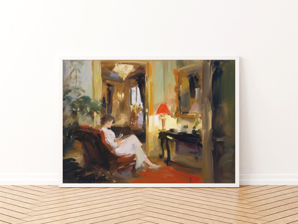 Dark Aesthetic Funky Apartment Art Print - Image 3