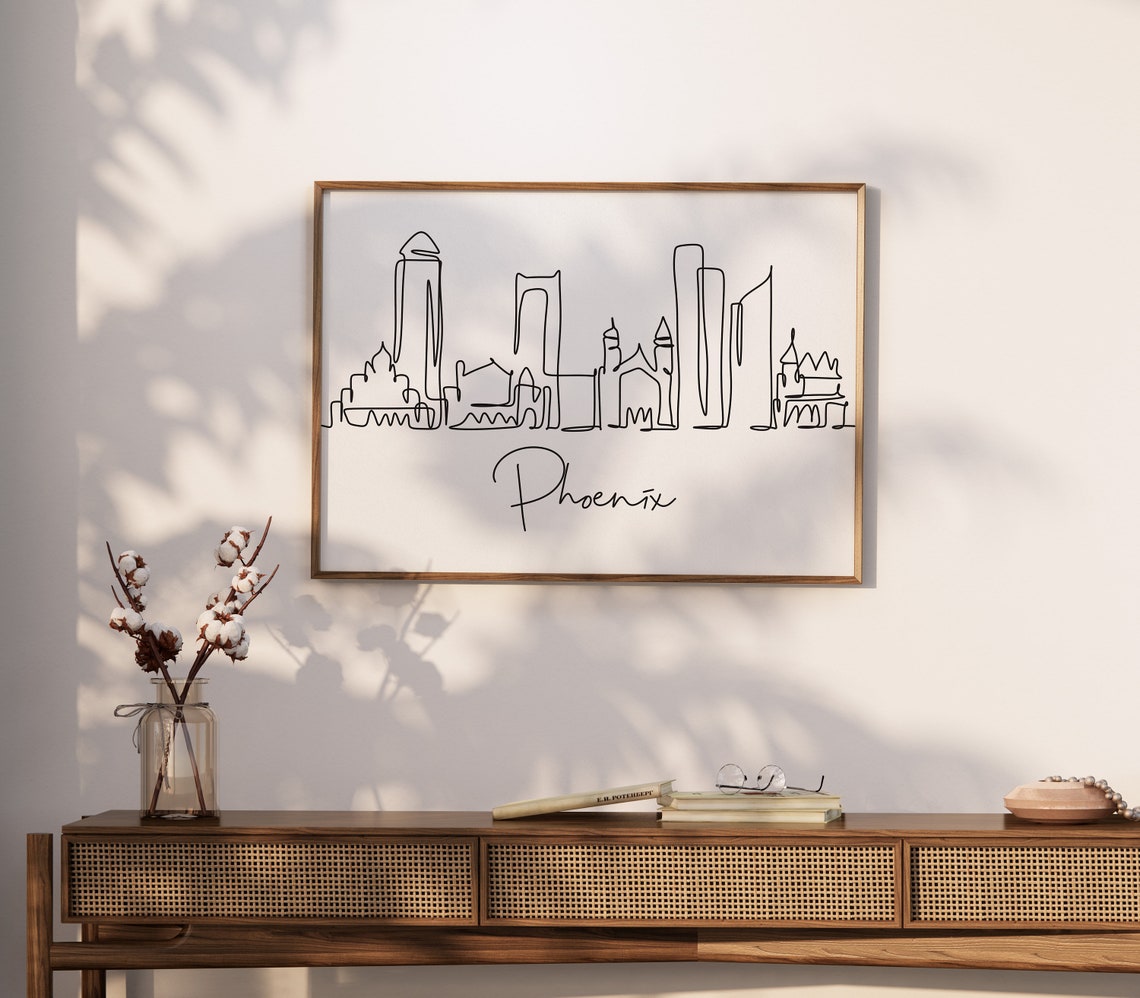 Phoenix Skyline, Travel Poster - Image 2