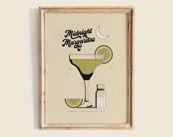 Midnight Margaritas Practical Magic Inspired Art Print