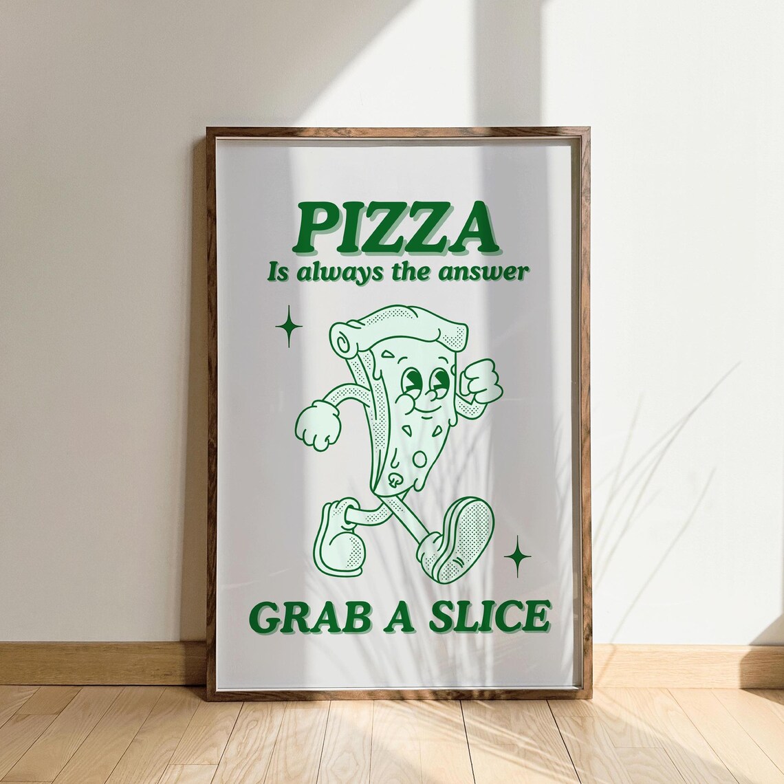 Pizza Is Always The Answer, Retro Kitchen Diner - Image 4