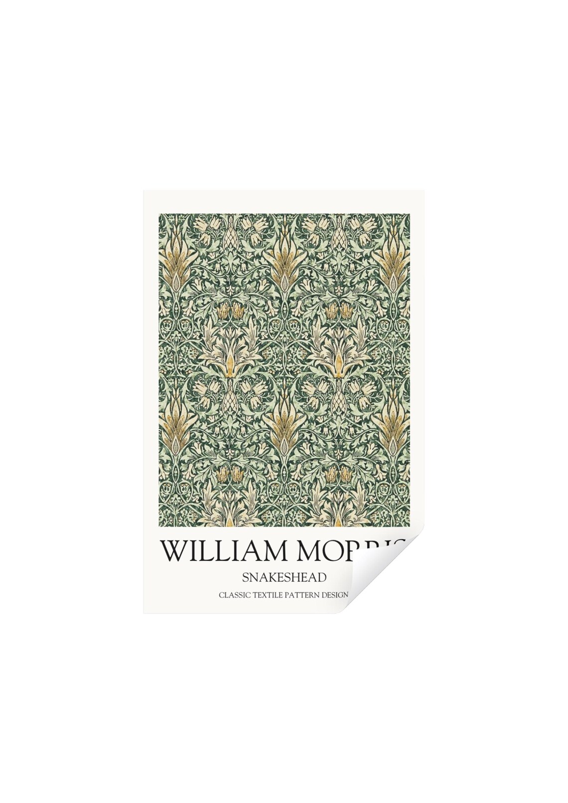 William Morris Snakeshead Vintage Poster - Image 2