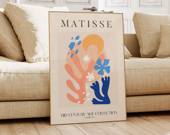 Henri Matisse Exhibition Poster, Scandinavian Design
