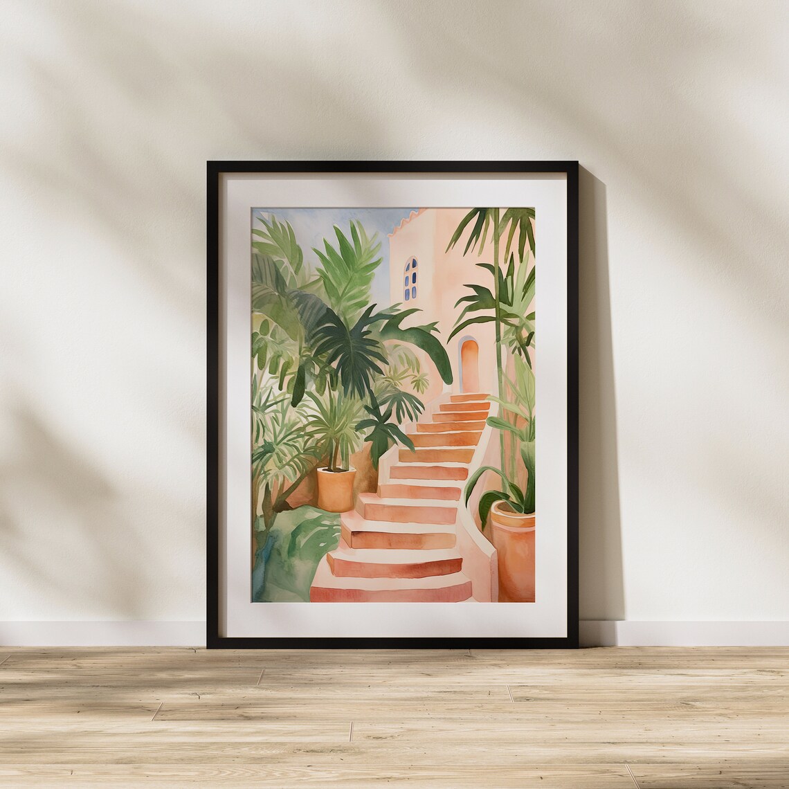Paradise Garden Tropical Plants Palm Realism Modern Art Illustration Mystical - Image 2