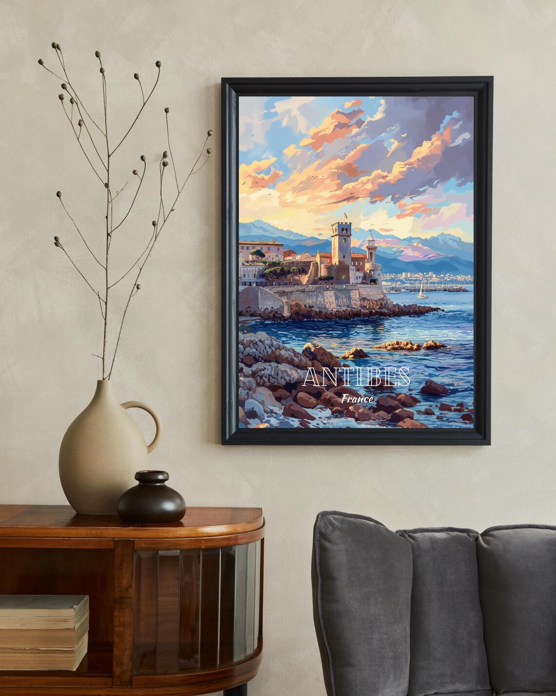 Antibes France Travel Poster, French Art Lovers Gift - Image 2