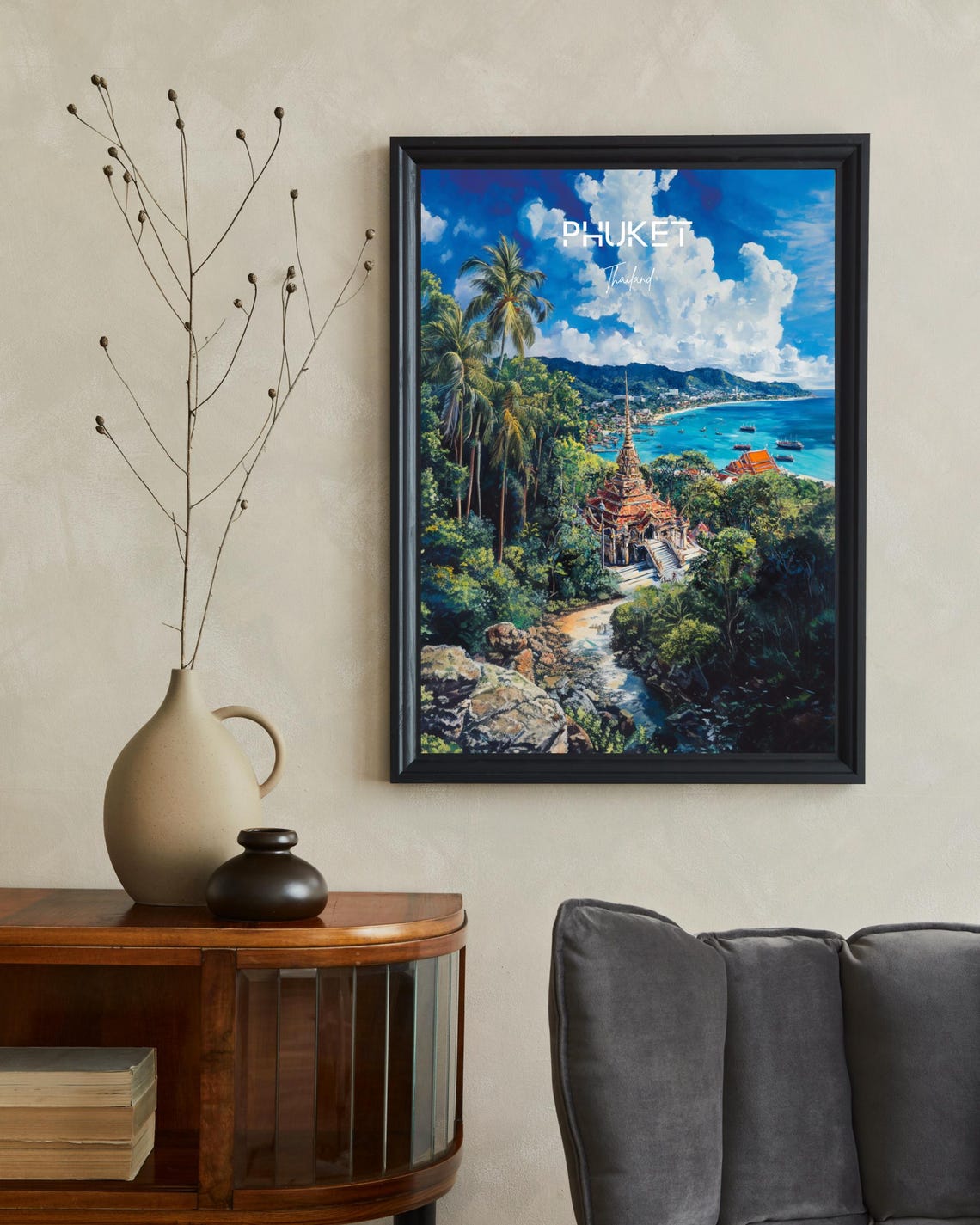 Phuket Travel Poster, Tropical Landscape Decor - Image 2