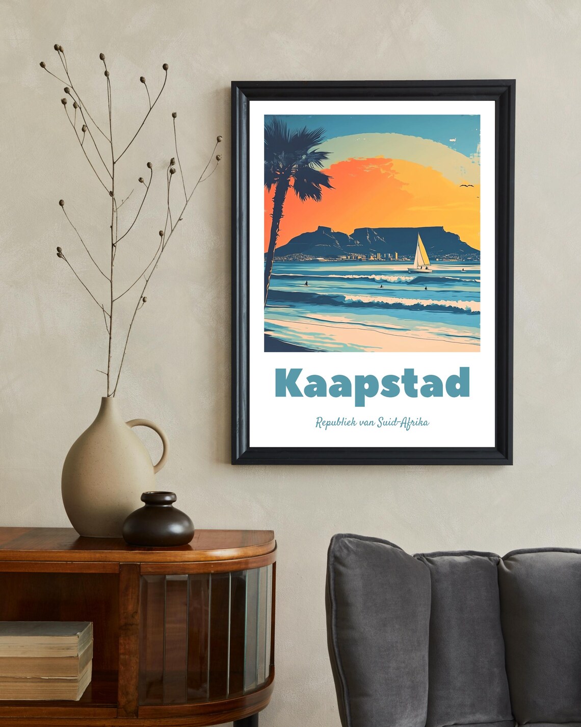 Cape Town Vintage Travel Poster, South Africa Print - Image 2