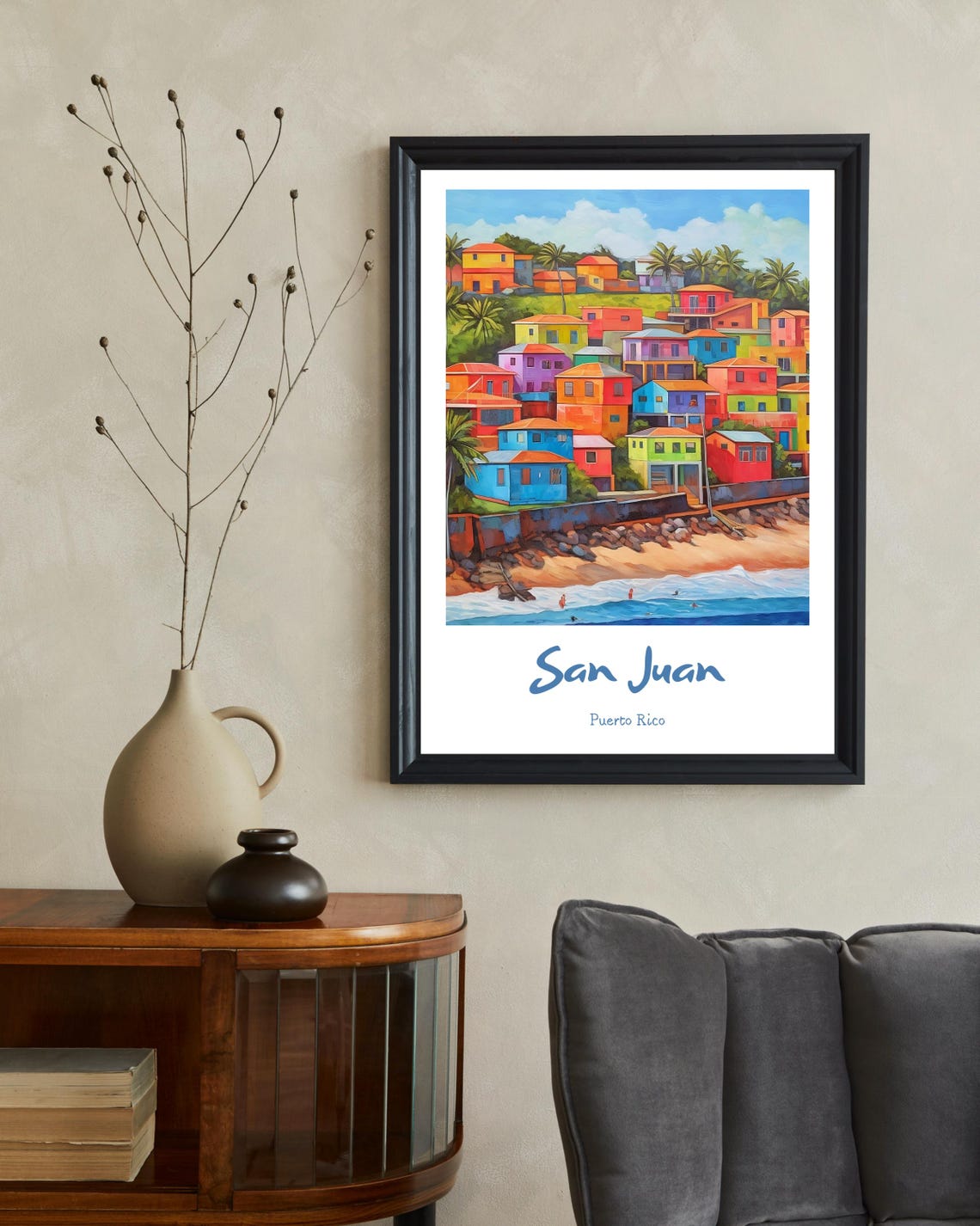 San Juan Travel Poster, Puerto Rico Decor - Image 2