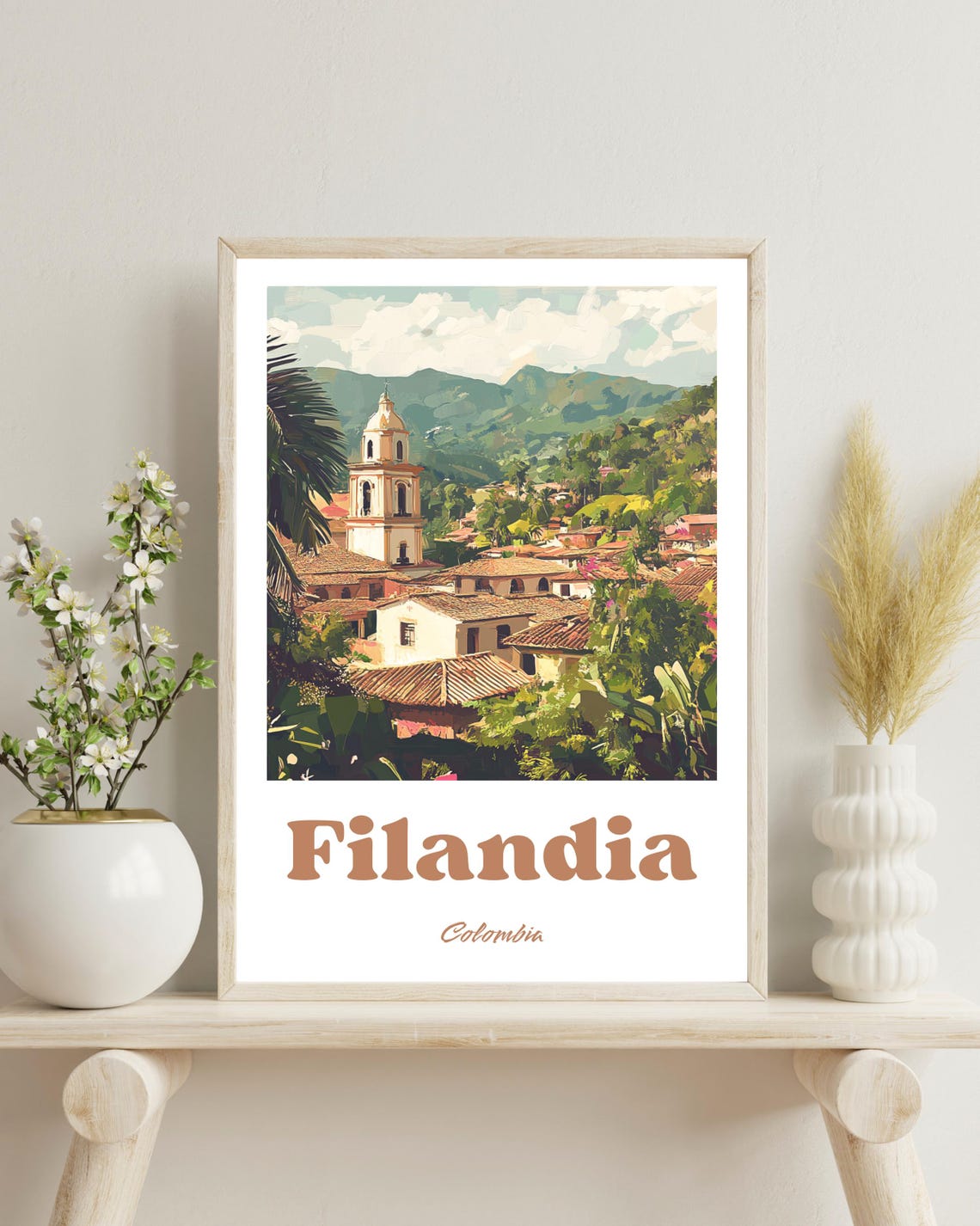 Filandia Quindio Travel Poster, Colombia