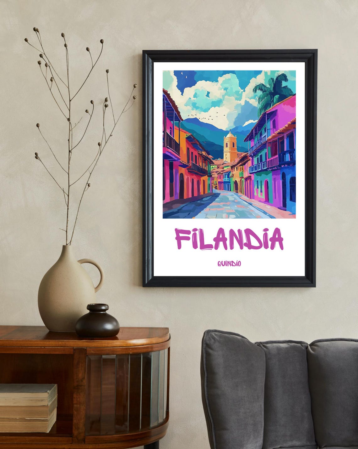 Filandia Quindio Travel Poster, Colombia - Image 2