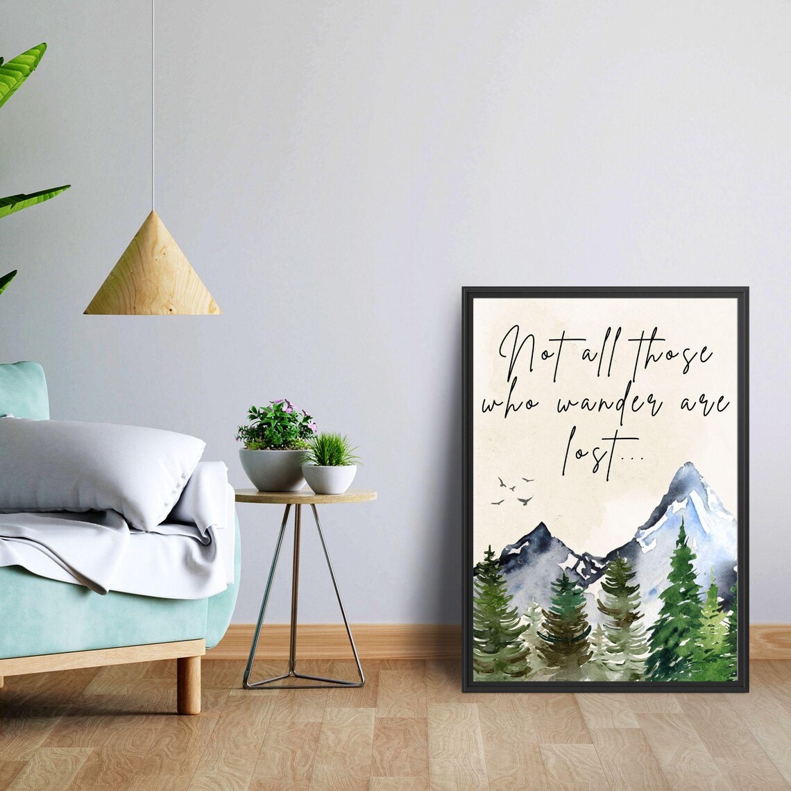 Not All Those Who Wander Are Lost Travel Poster - Image 2