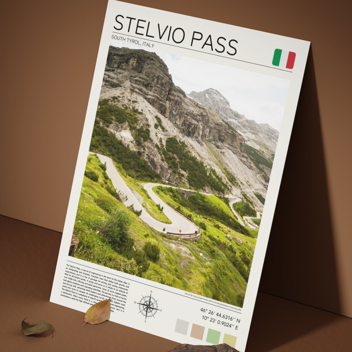 Stelvio Pass, Italy Alps Landscape Art Print - Image 4