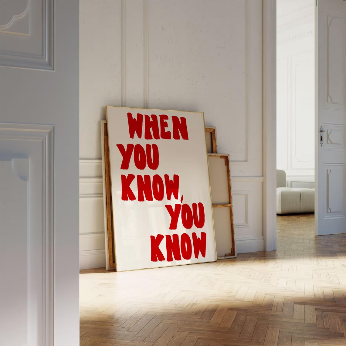Retro Quote Print, Minimalist Dorm Room Decor - Image 3