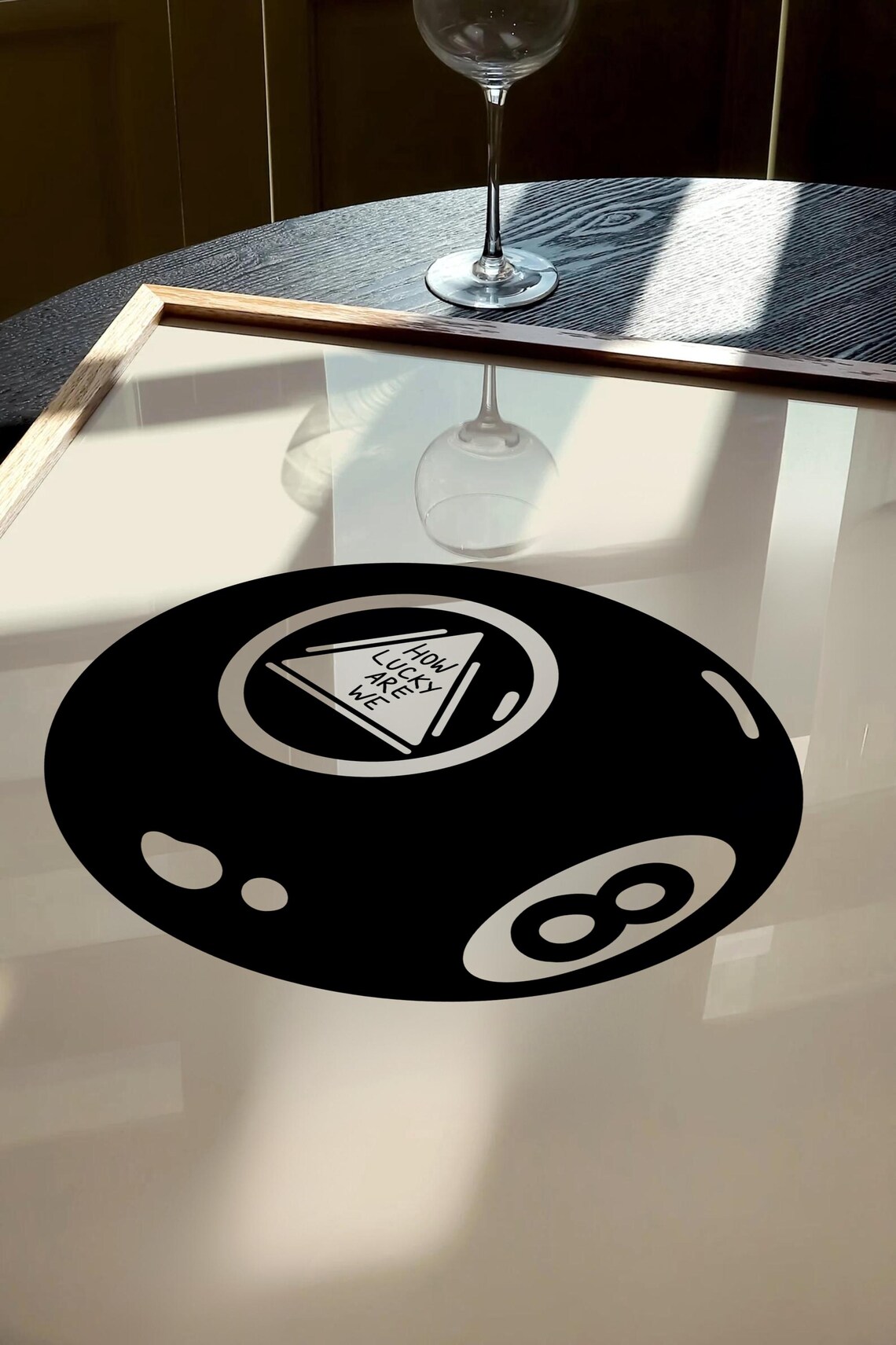 Vintage Magic Pool Ball Art Print, Retro 8 Ball - Image 2