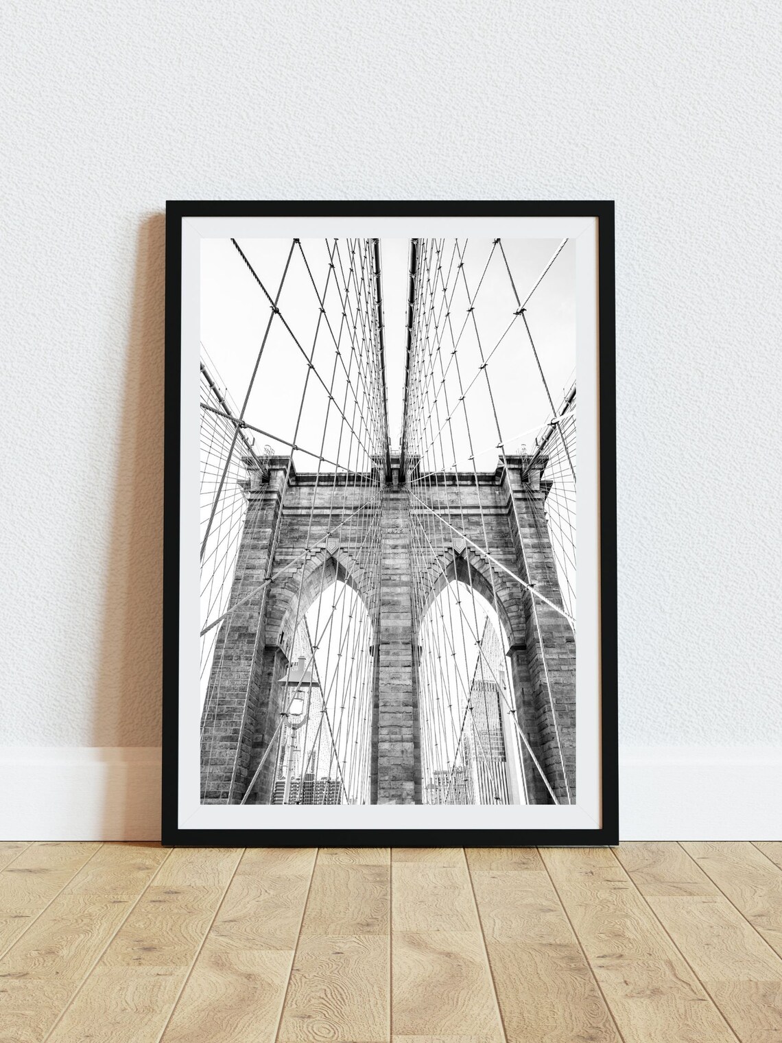 Brooklyn Bridge, New York Architecture Art Print