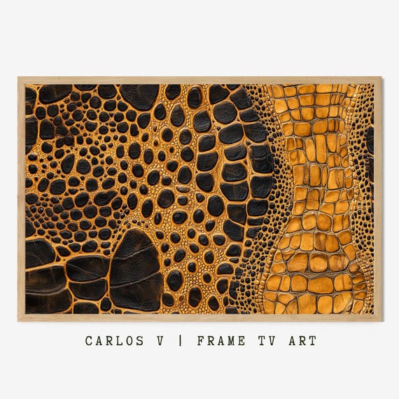 Abstract Crocodile Leather Design Tv Frame Art Animal Print Themed Illustration Instant Hd 300dpi