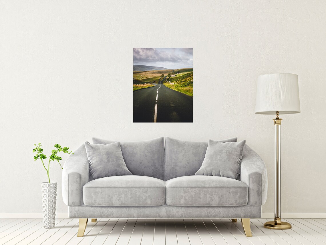 A Road Through The Yorkshire Dales Travel Poster - Image 2