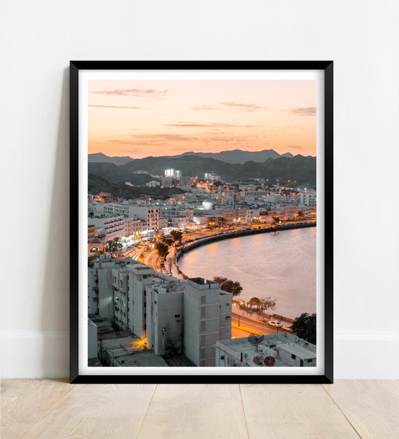 Muscat Oman After At Sunset Limited Edition Landscape Print Photography Fine Wall Art Exclusive Print Posters Photos Mct