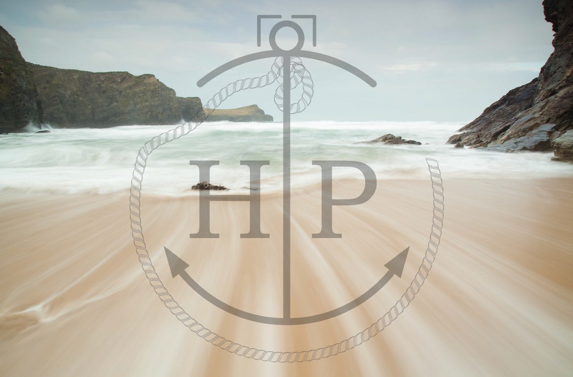 Whipsiderry Beach Cornwall Dramatic Waves Rocky Cliffs Surf Poster - Image 3