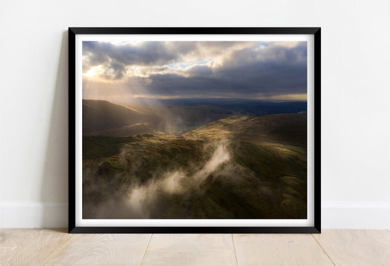 Kirkstone Pass Rain Lake District Cumbria Limited Edition Print Photography Fine Art Wall Art Exclusive Print Poster Photo