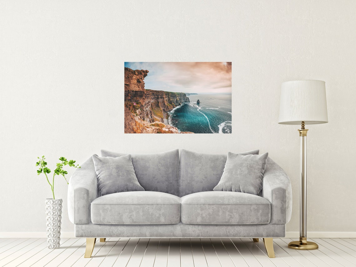 Cliffs Of Moher County Clare Ireland Wild Atlantic Coast Poster - Image 2
