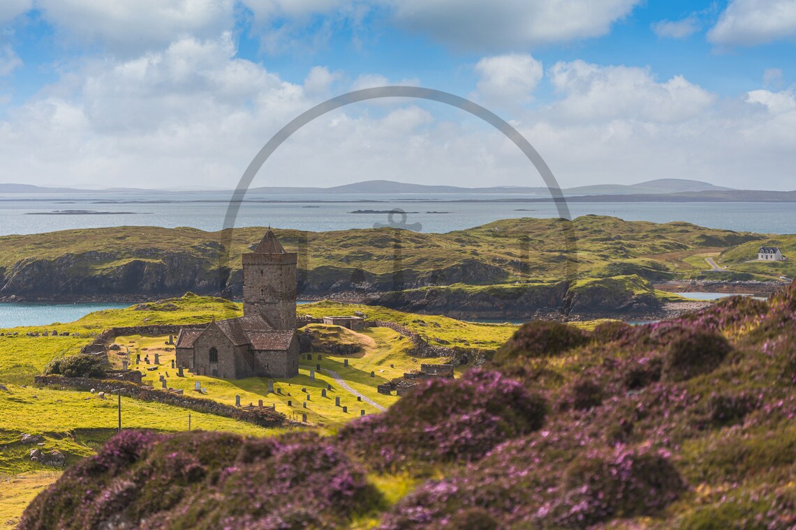 St Clements Church Rodel Isle Of Harris Scotland Coast Poster - Image 3