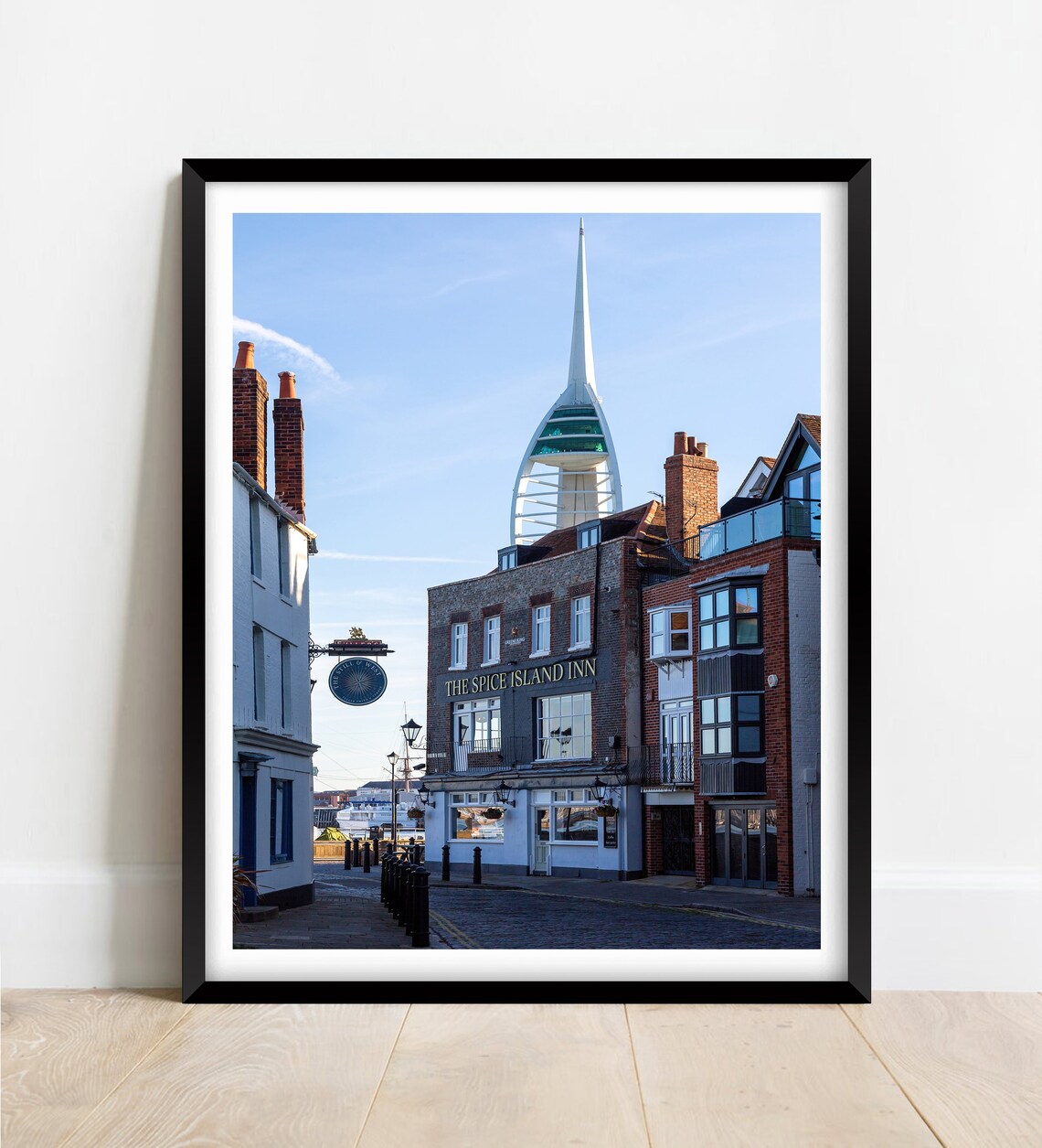 Spice Island Inn Old Portsmouth Street Spinnaker Tower Poster