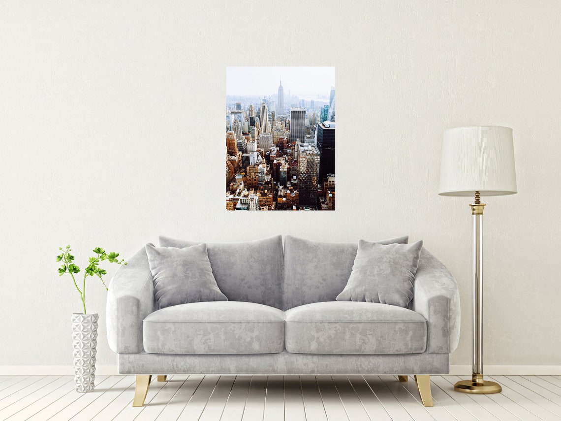 New York City Manhattan Skyline Empire State Building Poster - Image 2