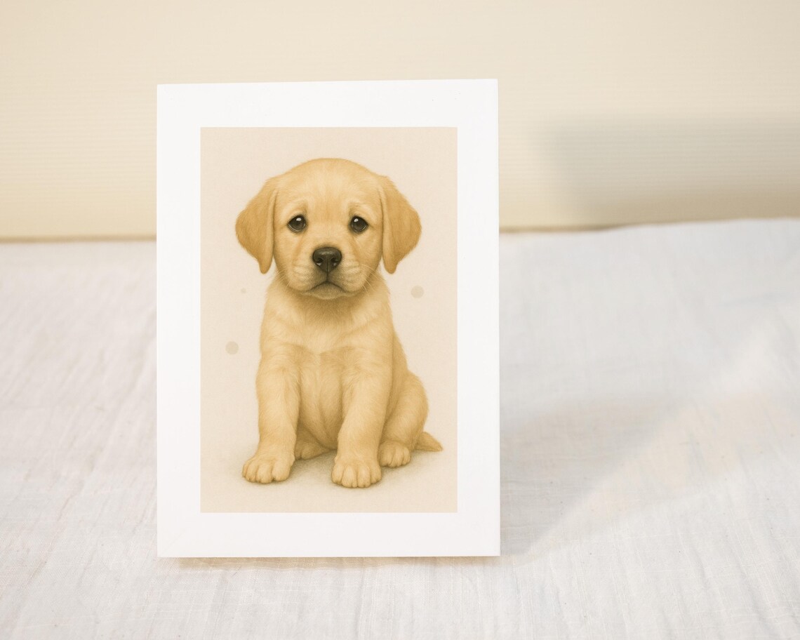Labrador Retriever Puppy, Nursery Decor Art Print - Image 3