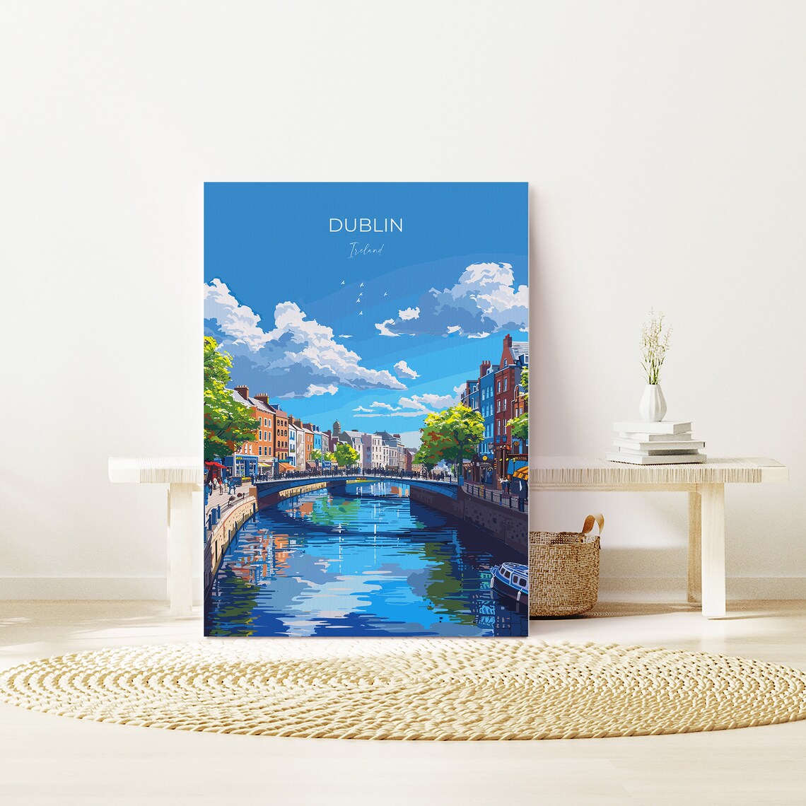 Dublin Art Lovers Gift, Ireland Travel Poster - Image 2