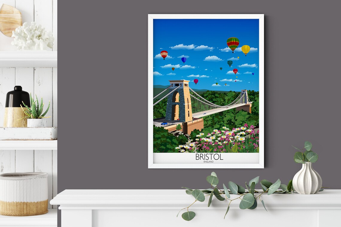 Bristol Travel Poster, England UK Travel Poster - Image 4