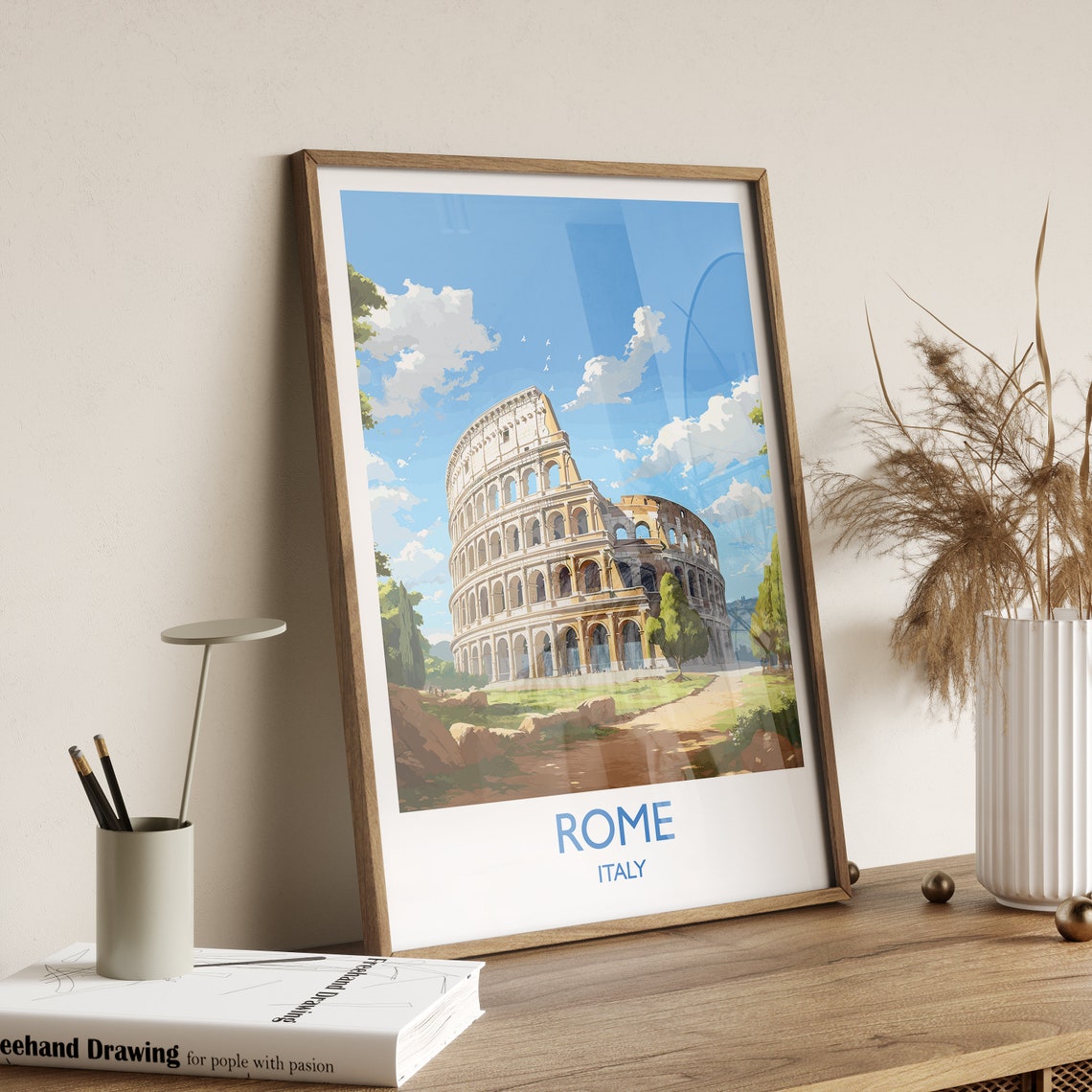 Rome Italy Travel Poster - Image 3