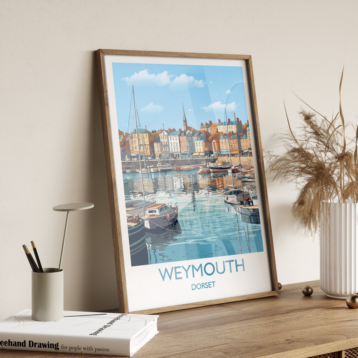 Weymouth Travel Poster, Dorset Coast Art Print - Image 3