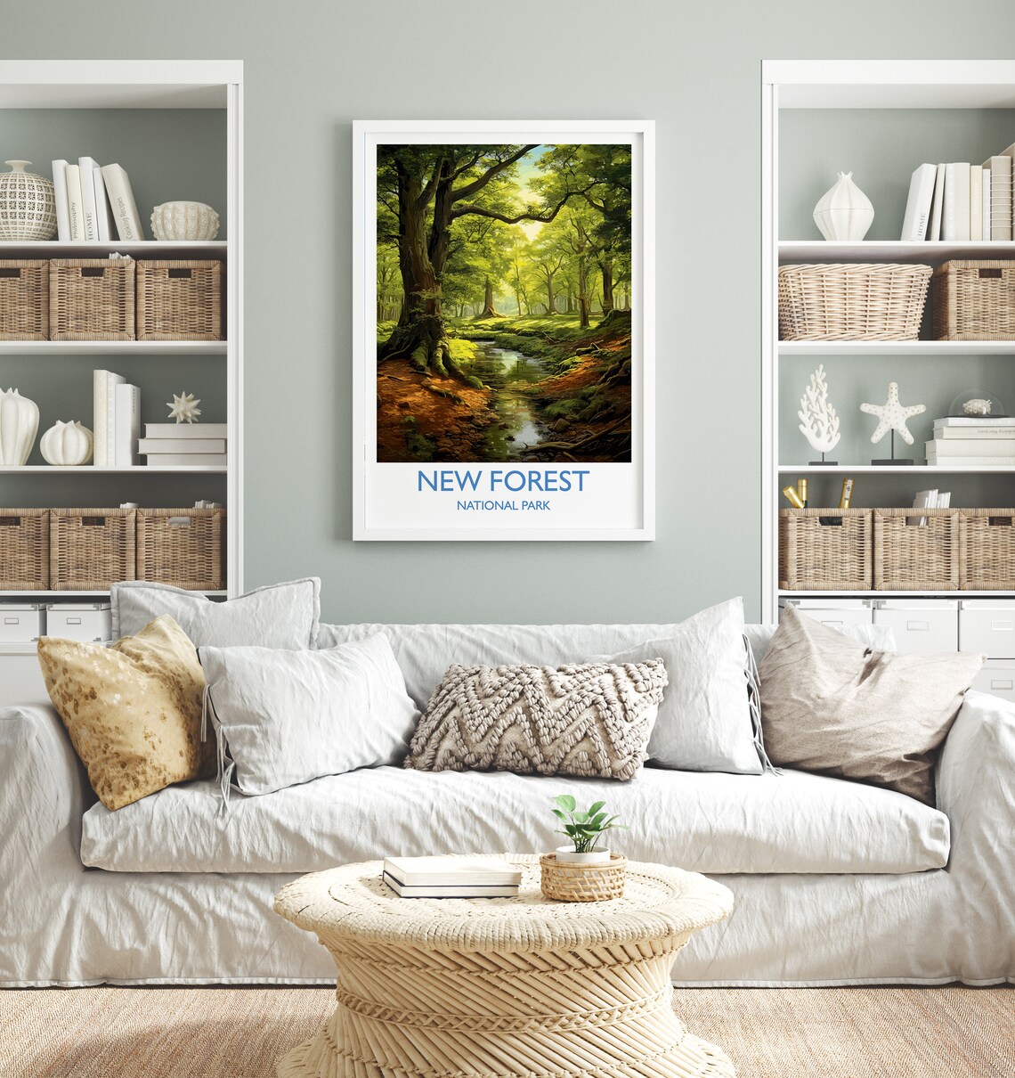 New Forest Travel Poster, England Travel Poster - Image 4