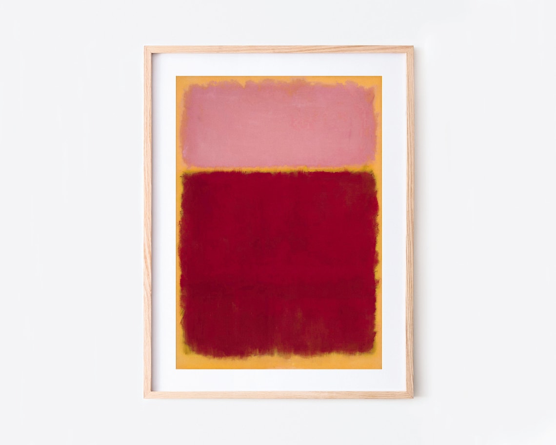 Mark Rothko No. 17 Untitled 1961 Vintage Poster