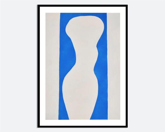 Henri Matisse Forms From Jazz 1947 Vintage Wall Art Print Abstract Body Figure Fauvism Poster Cut Out Papiers Decoupes M181