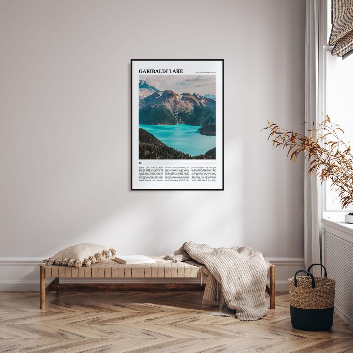 Garibaldi Lake British Columbia Turquoise Alpine Canada Travel Poster - Image 4