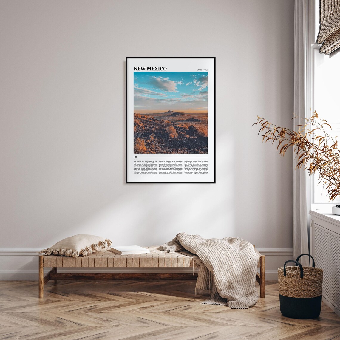 New Mexico Travel Poster, United States Art Print - Image 4