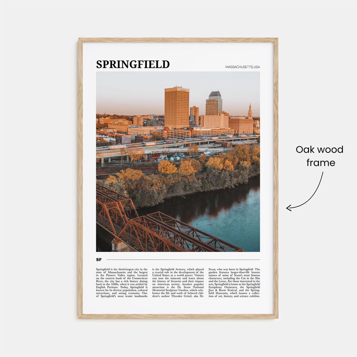 Springfield Travel Poster, Massachusetts Travel Poster - Image 3