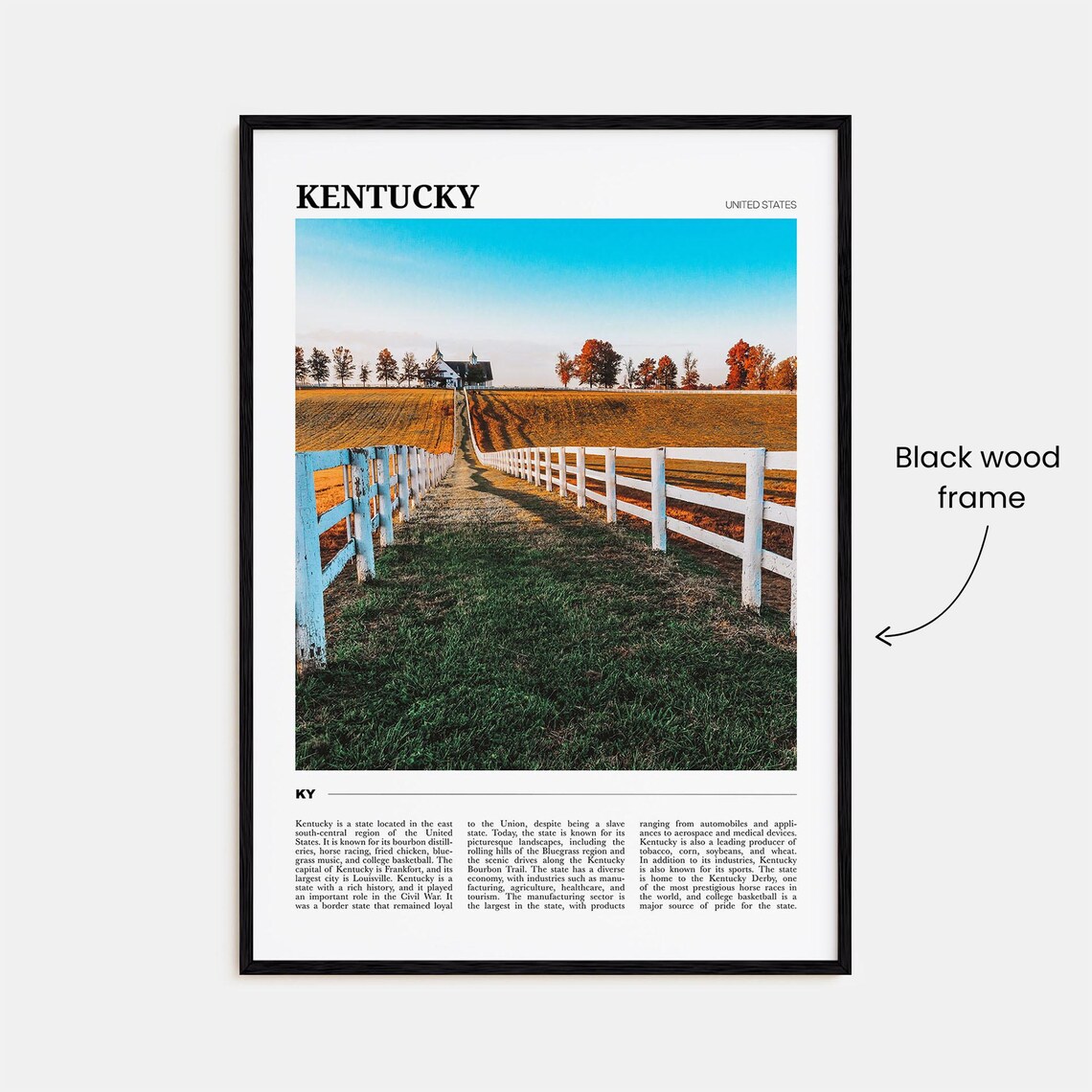 Kentucky Travel Poster, USA Travel Poster Art Print - Image 2