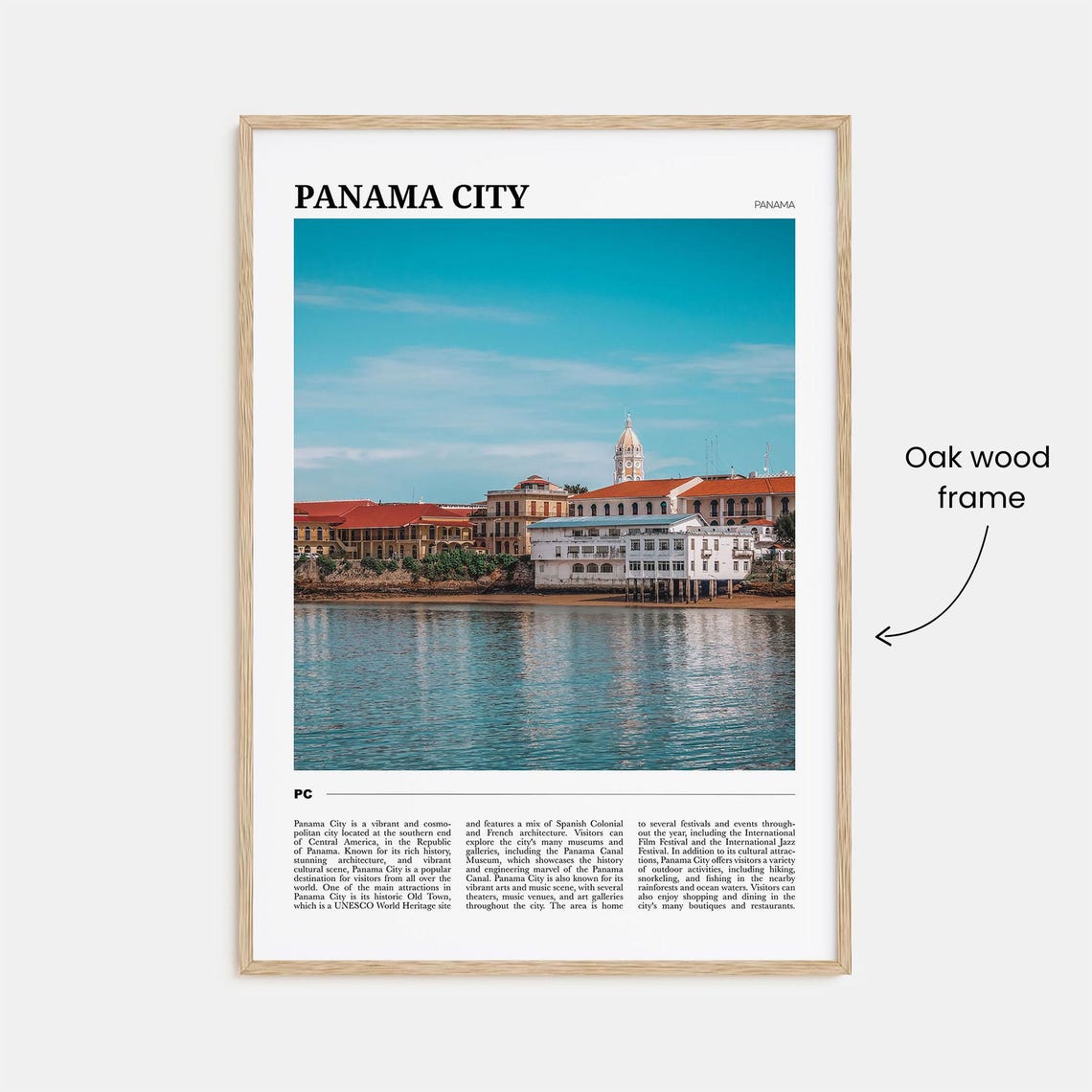 Panama City Travel Poster Panama No 2 Panama City Wall Art Panama City Poster Print Panama City Photo Panama City Decor Panama - Image 3